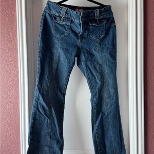 Cotton On Blue Denim Bootcut Jeans